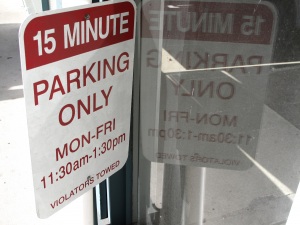 You Cant Park There